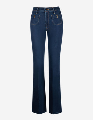 The Patch Pocket Dozy Jeans Blå