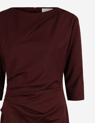 Izzy Klänning Burgundy