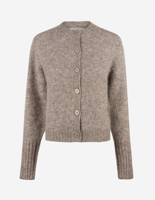 Leonie Cardigan Grå/Beige Melange
