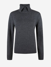 Sonya Tröja Ull/Cashmere Grå