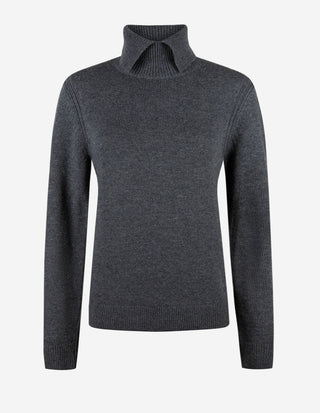 Sonya Tröja Ull/Cashmere Grå