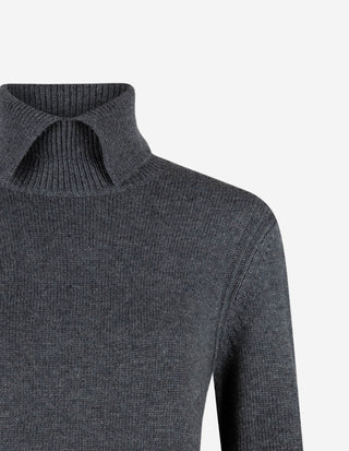 Sonya Tröja Ull/Cashmere Grå