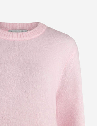 Cleo Tröja Mohair/Merino Rosa