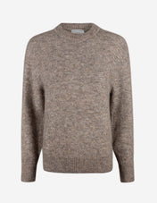 Cleo Tröja Mohair/Merino Gråbeige