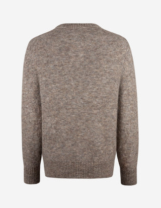 Cleo Tröja Mohair/Merino Gråbeige