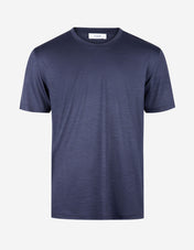 T-Shirt Merinoull Mörkblå