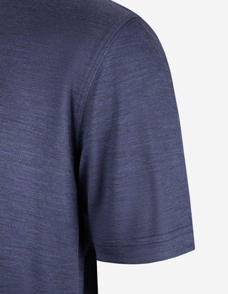 T-Shirt Merinoull Mörkblå