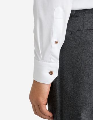 Contemporary Fit Kontrast Skjorta Vit
