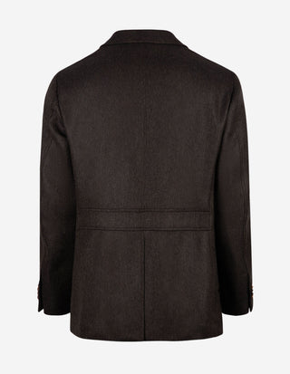 Saba Jacket Ull Fiskben Brun