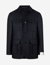 Saba Jacket Ull/Kashmir Twill Navy