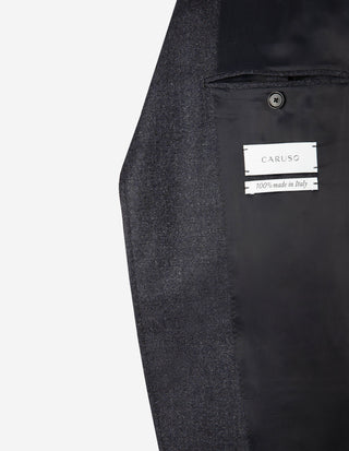 Aida Patch Kostym Ull Flanell Mörkblå