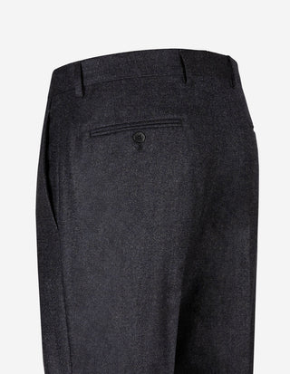 Aida Patch Kostym Ull Flanell Mörkblå