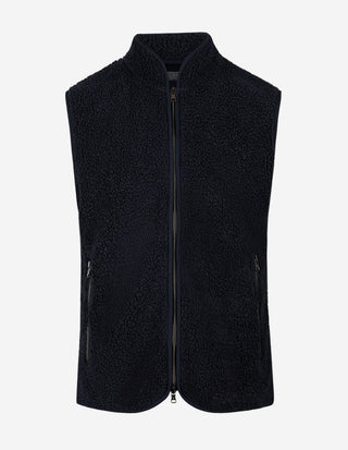 Pile Fleece Vest Navy