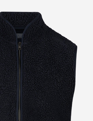 Pile Fleece Vest Navy