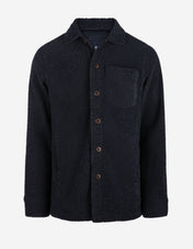Pile Fleece Overshirt Navy
