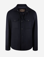 Flannel Shirt Jacket Ull Navy