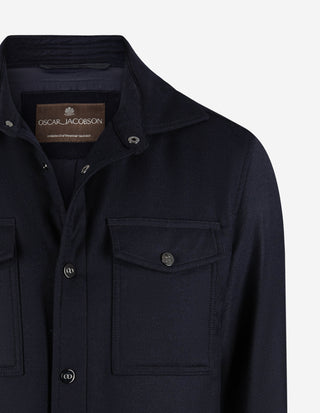 Flannel Shirt Jacket Ull Navy