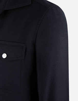 Flannel Shirt Jacket Ull Navy