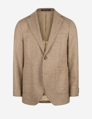 Ferry Patch Kavaj Moon Tweed Fiskben Beige