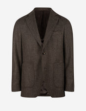 Ferry Patch Kavaj Moon Tweed Fiskben Brun