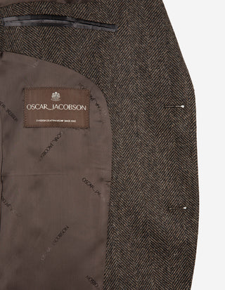 Ferry Patch Kavaj Moon Tweed Fiskben Brun