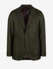 Ferry Patch Kavaj Moon Tweed Fiskben Grön