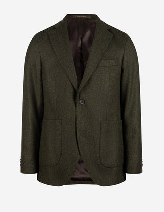 Ferry Patch Kavaj Moon Tweed Fiskben Grön