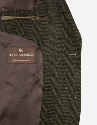 Ferry Patch Kavaj Moon Tweed Fiskben Grön