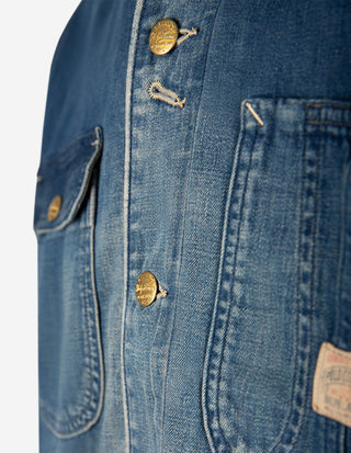 Denim Trucker Jacket Blå