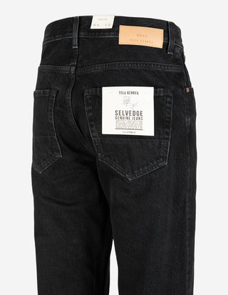 Rodolfo Jeans Selvedge Rinse Svart