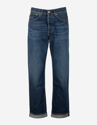 Rodolfo Jeans Selvedge Faded Blue