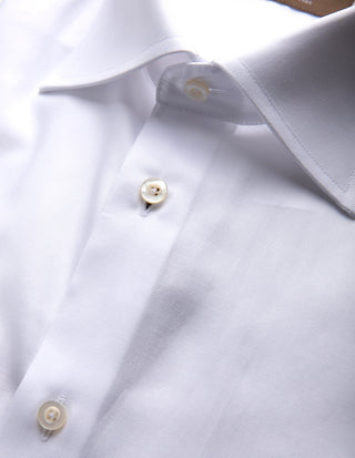 Slim Fit Skjorta Summer Oxford Bomull Vit