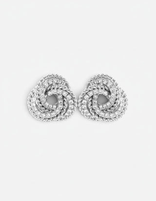 Juliette Örhängen Rhodium/Kristall