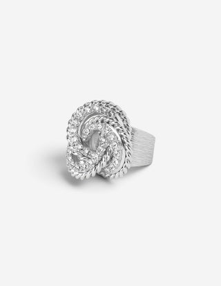 Juliette Ring Rhodium/Kristall