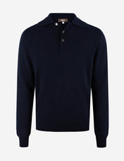 Polo Shirt Kashmir Mörkblå