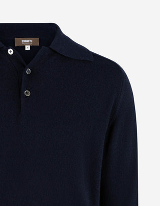 Polo Shirt Kashmir Mörkblå