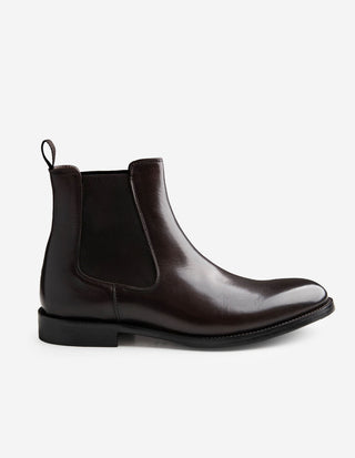 Chelsea Boots Läder Brun