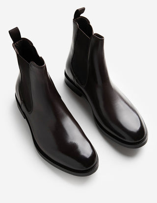 Chelsea Boots Läder Brun