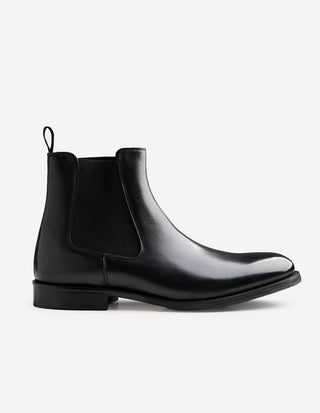 Chelsea Boots Läder Svart