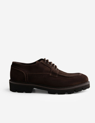 Chunky Split-Toe Derby Mocka Brun