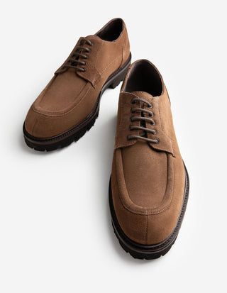 Chunky Split-Toe Derby Mocka Ljusbrun