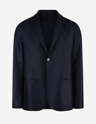 Kavaj Light Pressed Wool Navy