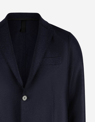 Kavaj Light Pressed Wool Navy