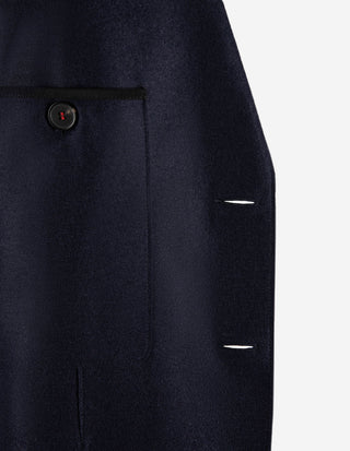 Kavaj Light Pressed Wool Navy