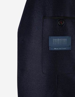 Kavaj Light Pressed Wool Navy