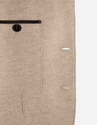 Kavaj Light Pressed Wool Beige
