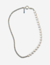 Paris Diamond Halsband Silver/Pärlor