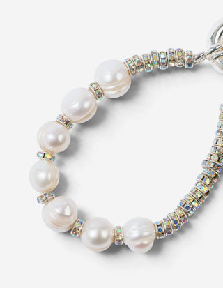 Paris Diamond Armband Silver/Pärlor