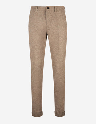 Torino City Chinos Bomull Fiskben Beige