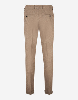 Torino City Chinos Bomull Fiskben Beige